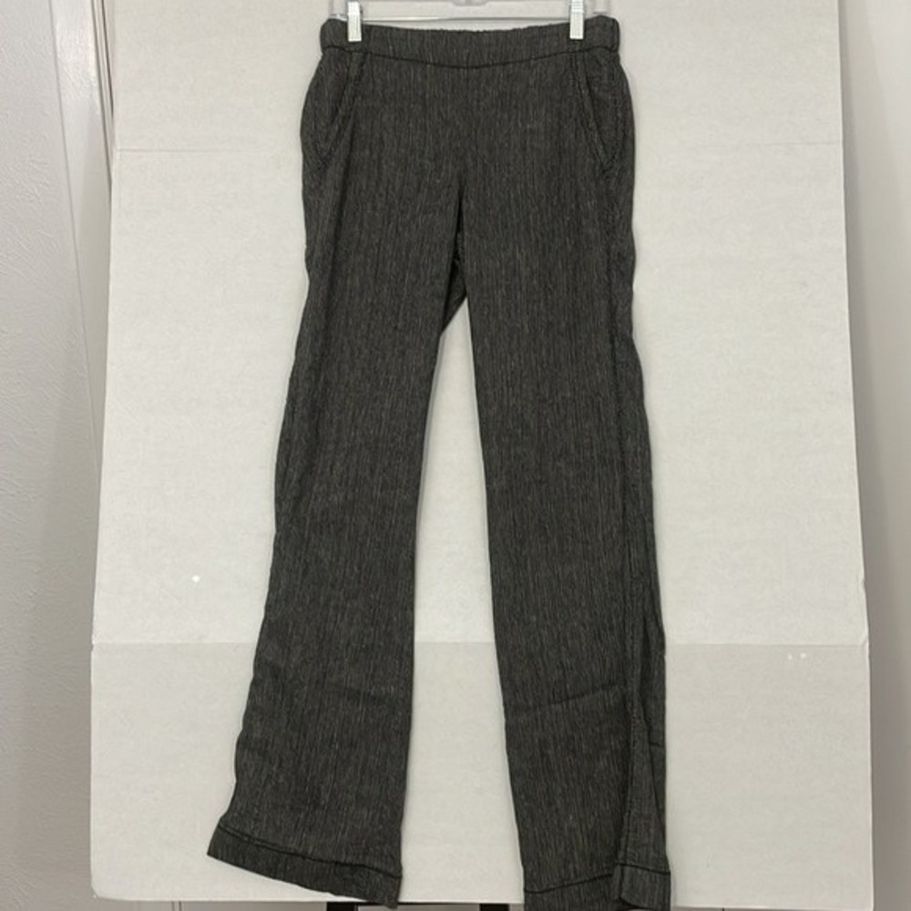 Nurture Linen Blend Pants with Pockets, NWT Elastic Waist, Gray, Small